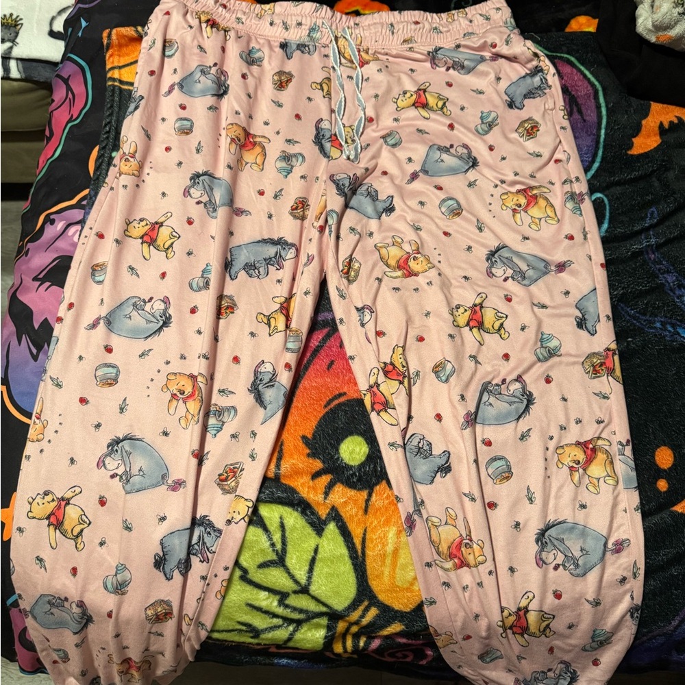 Pink Winnie the Pooh women's pjs XL